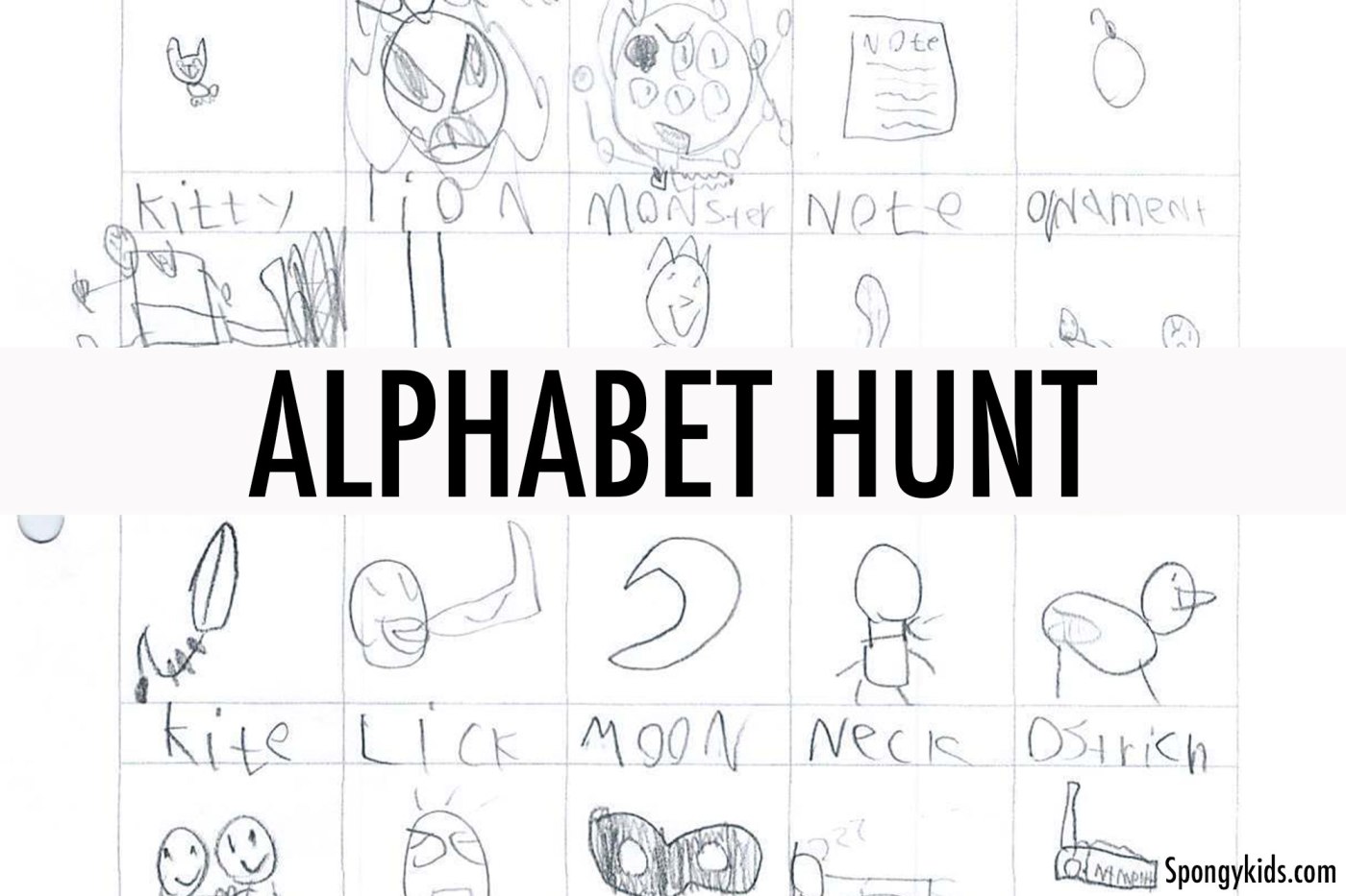 Alphabet Hunt - Learning Activities - Free Printable - Free Downloadable PDF